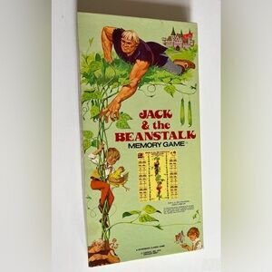 - Vintage Jack and the Beanstalk Game - Complete  by Cadaco 1976-nursery decor